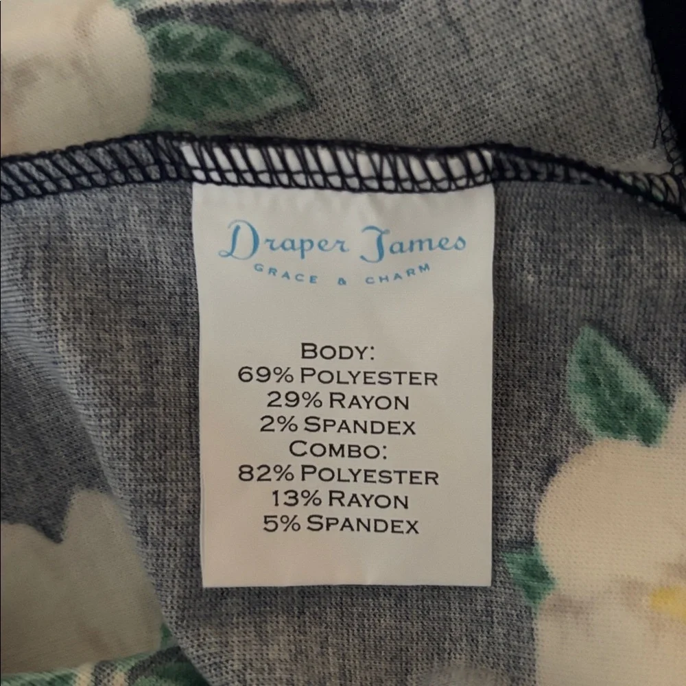 NWT Draper James Magnolia Persley Ponte Dress Navy size medium - Picture 9 of 9